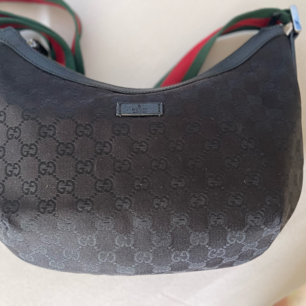 Gucci Black Canvas Sherry line